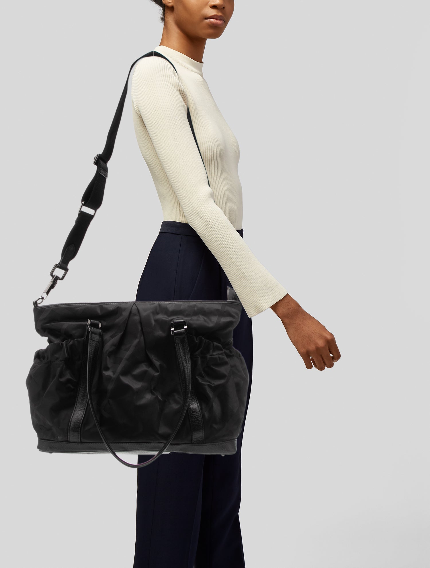 Burberry Super Nova Check Shoulder Bag